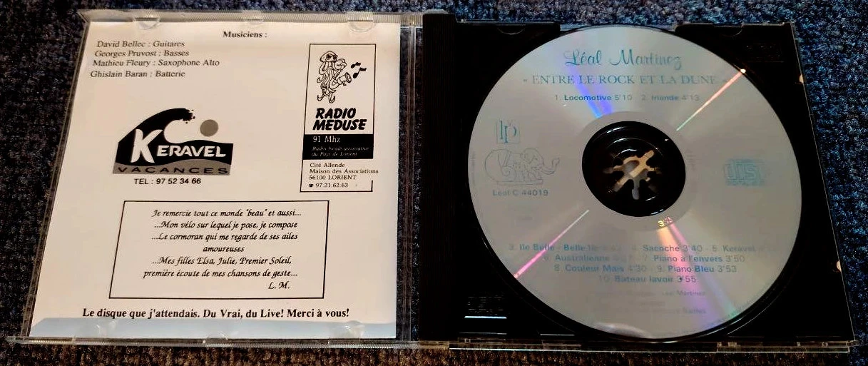 🌟 CD raro: Léal Martinez - Entre o Rock e a Duna 1990 🎸🏺 – photo 5